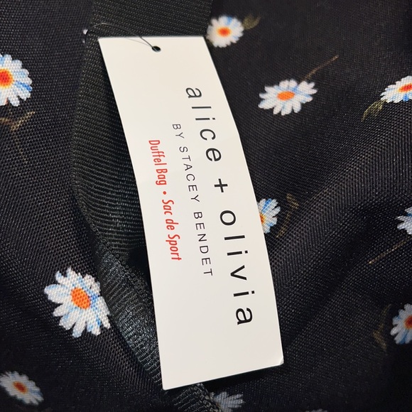 🌟NWT🌟 Alice + Olivia by Stacey Bendet Daisy Floral Duffle Bag Weekender - Picture 7 of 16